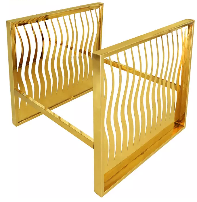 Golden Stainless Steel Chair Frame Hardware Frame for sofa