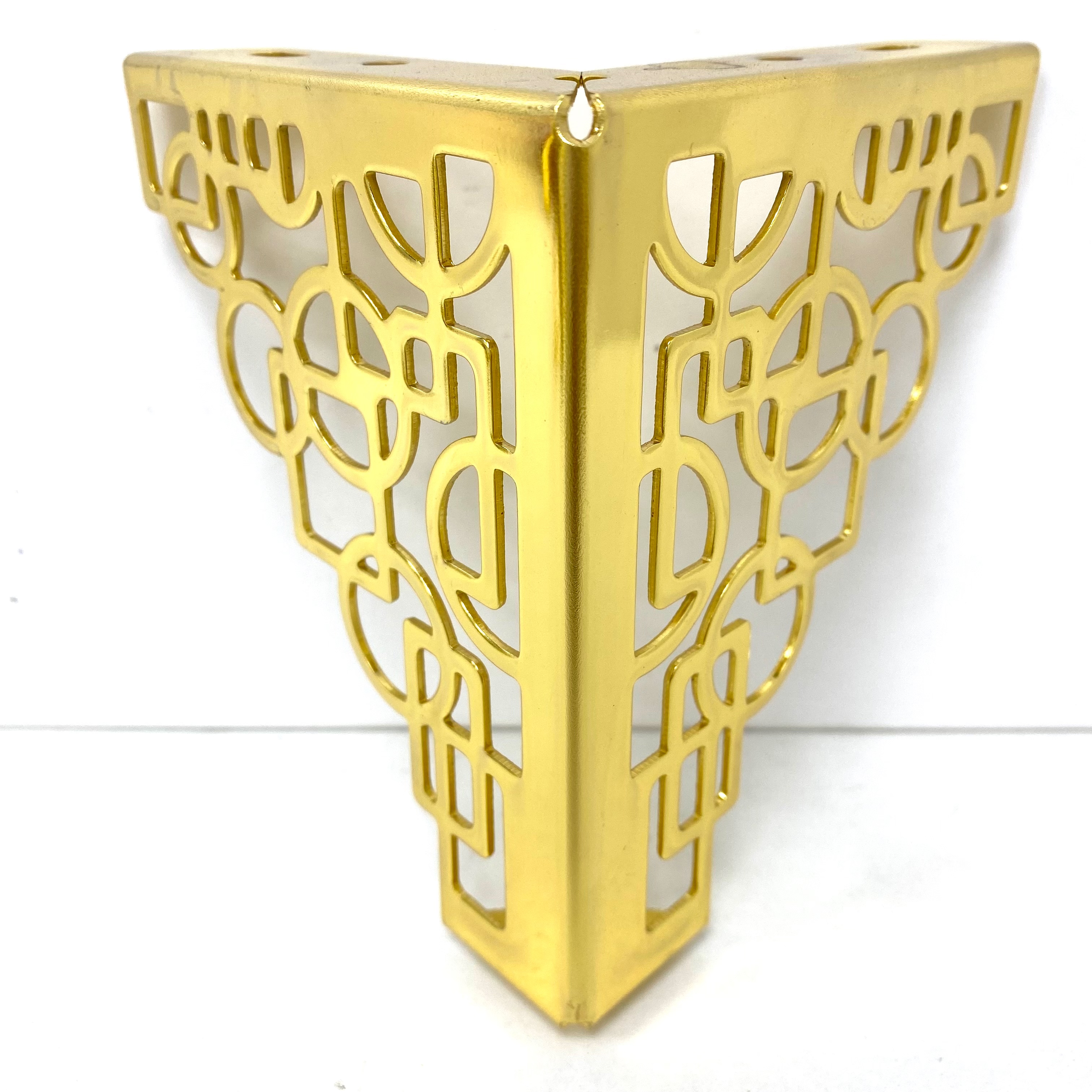 13 سم قدم صوفا جوفاء على شكل Y لخزانة أثاث ذهبية