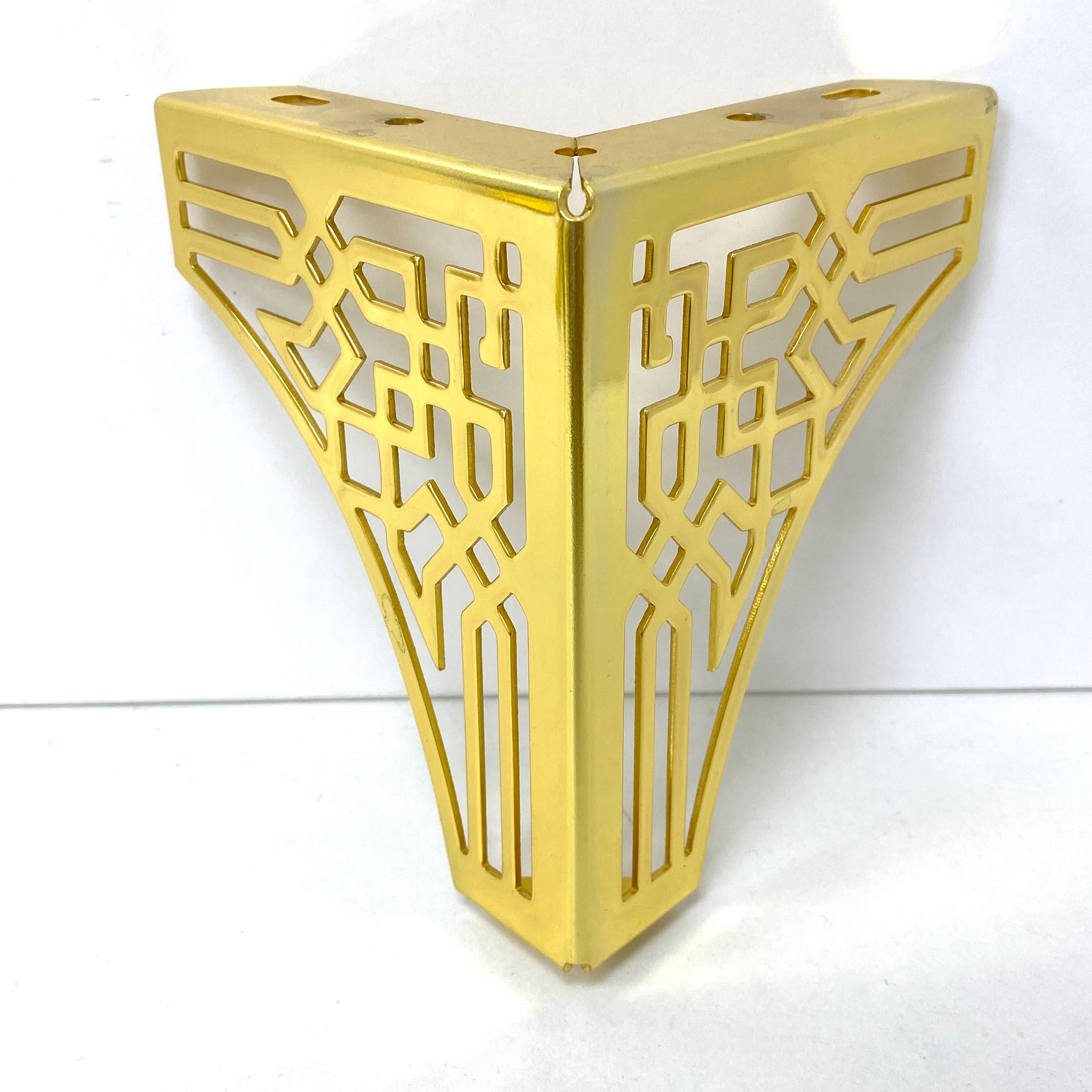 مبل پایه مثلثی گل توخالی با طلا