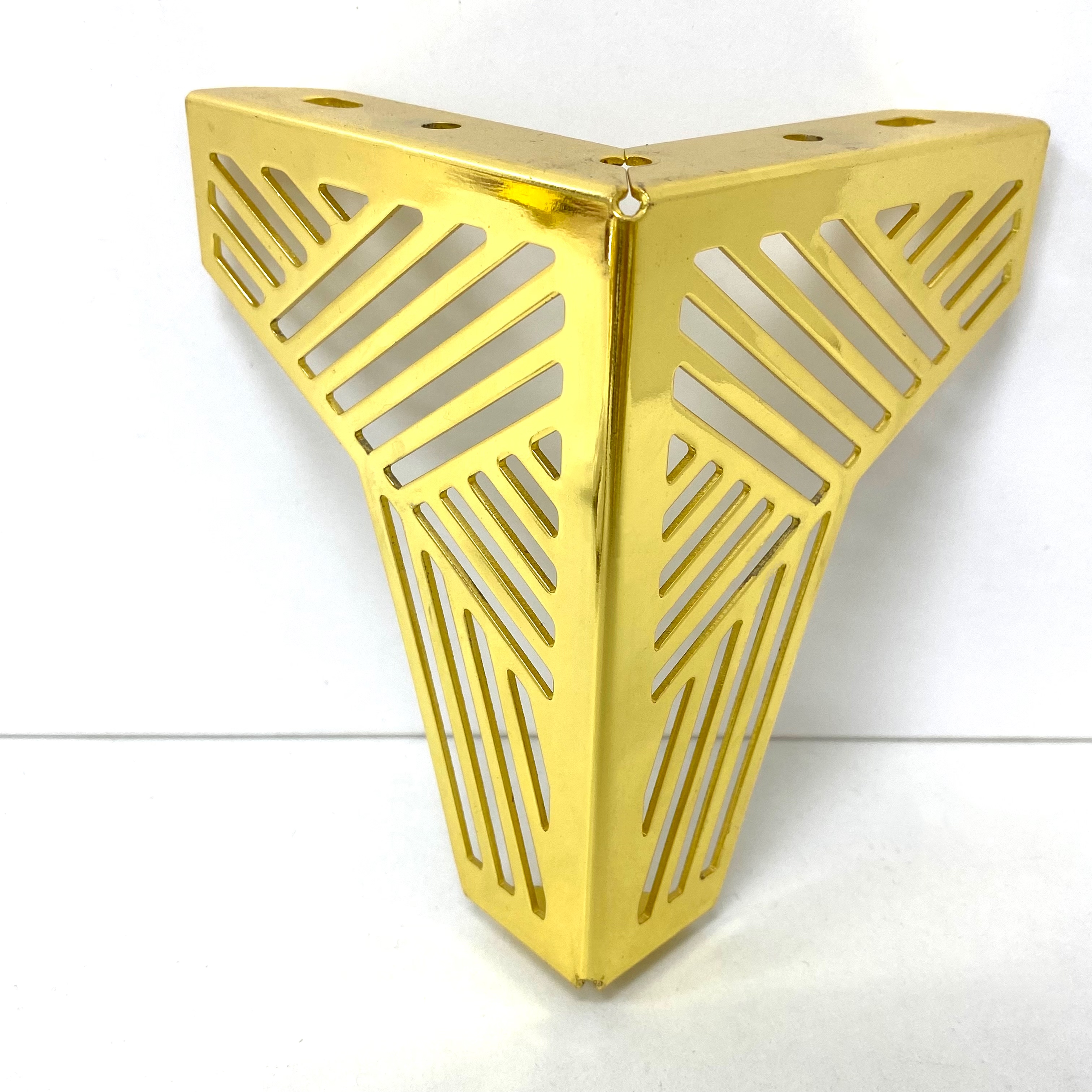 Золотые ножки треугольного Y-образного шкафа для дивана-кушетки