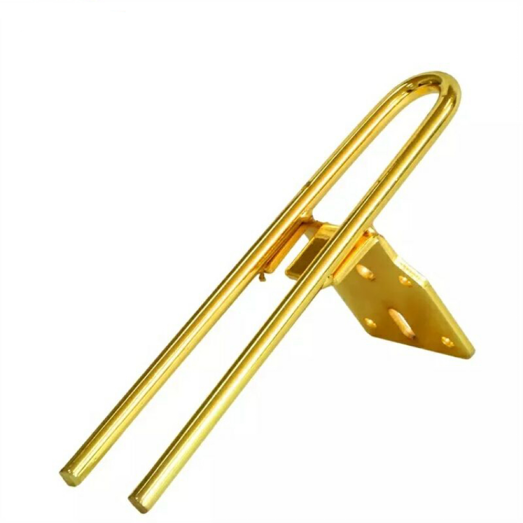 6-дюймова шпилька для ніг із золотого металу для шафи та дивана