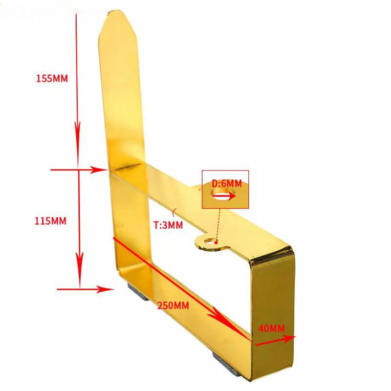 Gold Table Custom Chair Feet