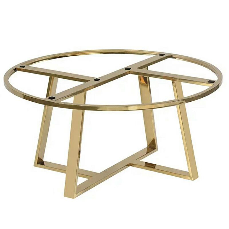 Gold X Frame Table Frame For Base Standing