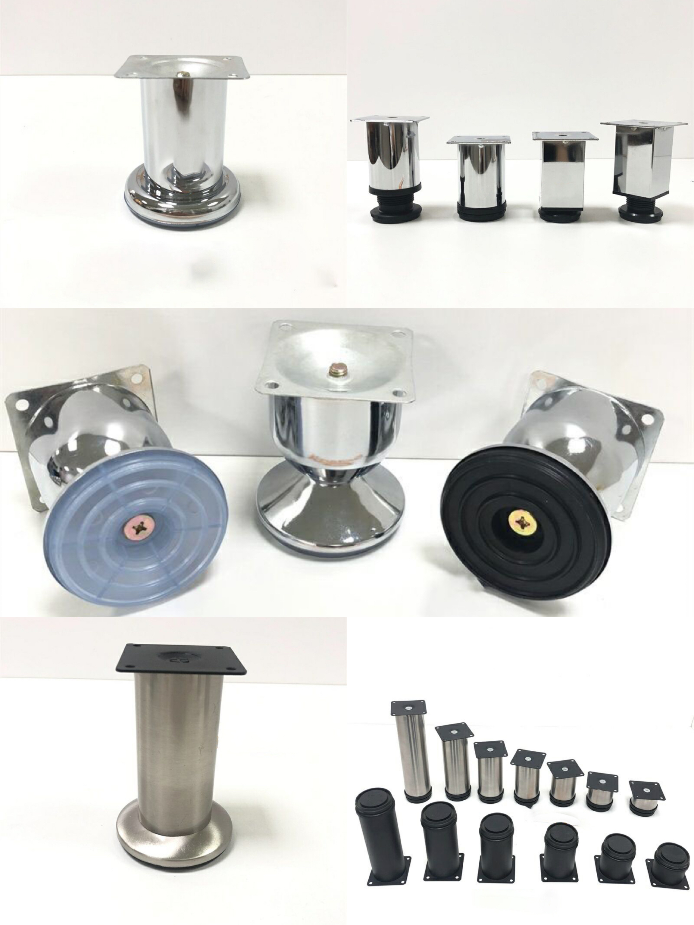 Stainless Steel 4 Inch Adjustable Cabinet Legs For Kitchen