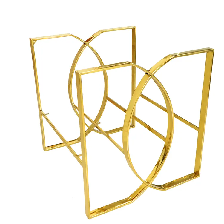 Китай Ноги рамки стула софы нержавеющей стали популярного стиля золотые для роскошного используемого стула софы, производитель
