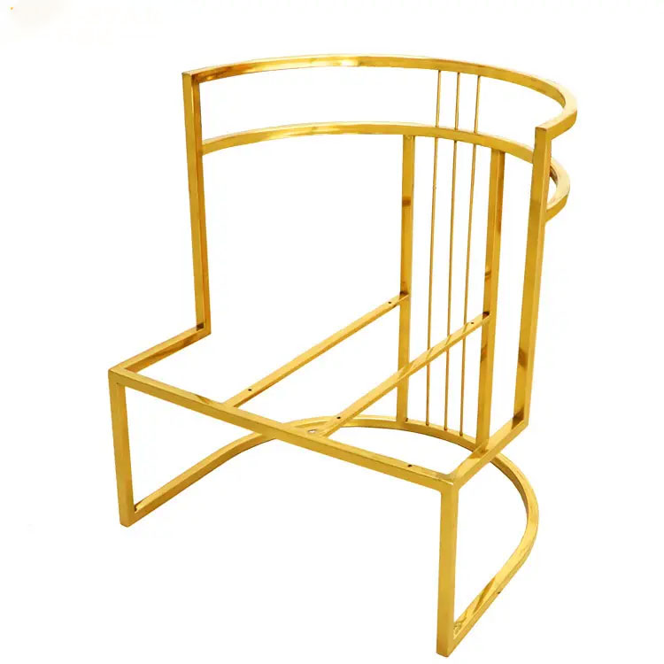 Meilleure vente en acier inoxydable meubles cadre jambe armoire cadre pieds doré chaise pied raccord cadre jambes