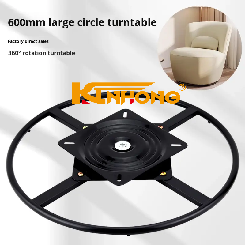 High Quality 600mm Black Single Sofa Chair Base Replacement Modern Design Metal Mechanism for Home Office Living Room & Bedroom