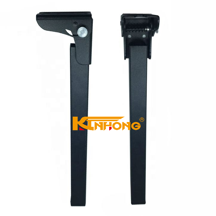 Custom Height Hidden Folding Furniture Table Legs Metal, Metal or Steel Black Sofa Legs for Sofa Iron I Shape Bed/cabinet/sofa