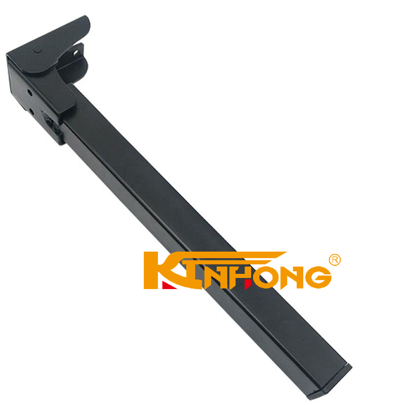 Custom Height Hidden Folding Furniture Table Legs Metal, Metal or Steel Black Sofa Legs for Sofa Iron I Shape Bed/cabinet/sofa