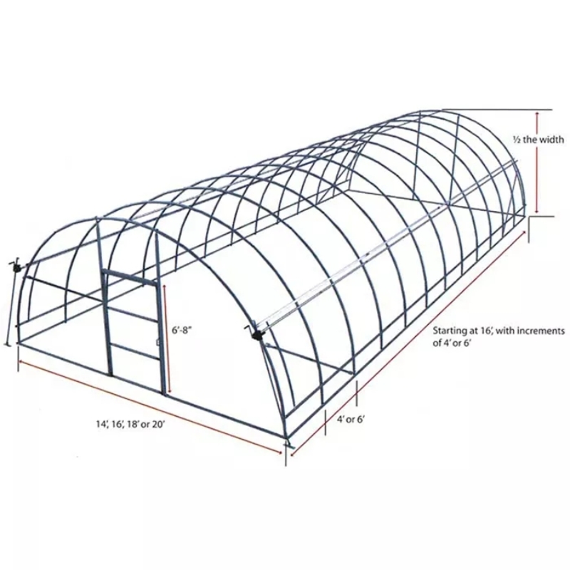 modern glass greenhouse