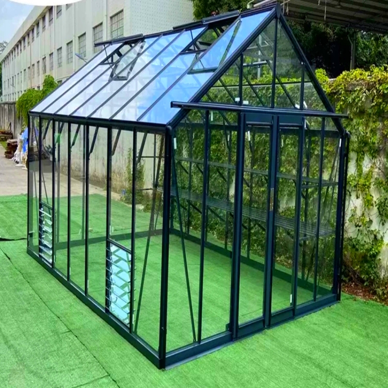 Китай Алюминиевая теплица со стеклом, производитель