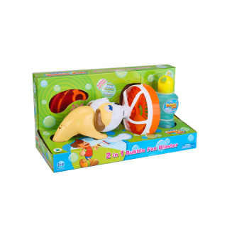 Bubble Fun 2 w 1 B/O Jumbo Pistolet do baniek mydlanych w kształcie psa