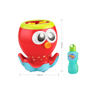 Bubble Fun B/O Octopus Bubble Machine with Light