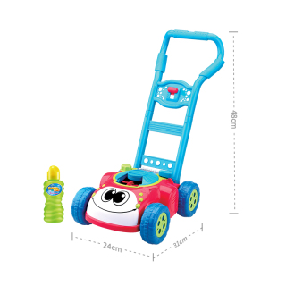 Bubble Fun B/O Mower Bubble Machine with Smile Face