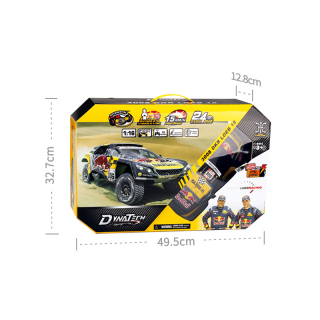 Coche con licencia 1:16 2,4 Ghz R/C PEUGEOT 3008 DKR LOEB 19