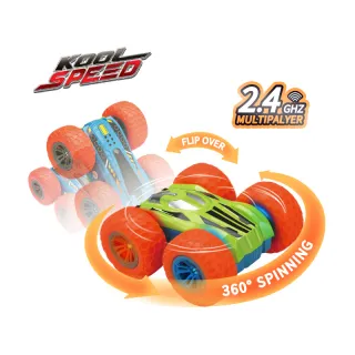 Kool Speed ​​13cm 2.4Ghz R/C Odwróć samochód kaskaderski ze światłem