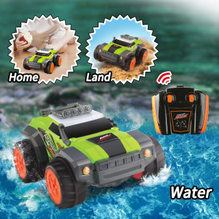 Kool Speed 26cm 2.4Ghz R/C Amphibious Vehicle with Light