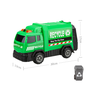 Friction Power Garbage Truck