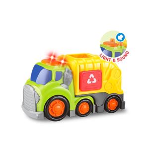19.5cm Cartoon Garbage Truck with Try Me