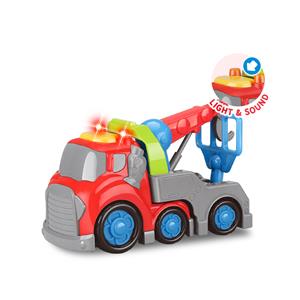 19.5cm Cartoon Tow Rescue Truck with Try Me