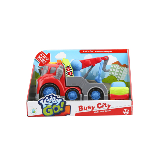 19.5cm Cartoon Tow Rescue Truck with Try Me