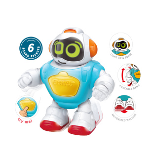 Chodzący robot B/O dla przedszkolaków z funkcją Wypróbuj mnie