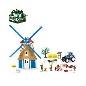 1:32 Farm Set with New Holland T5 Licensed Tractor and Windmill