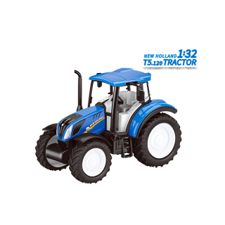 1:32 Farm Set with New Holland T5 Licensed Tractor and Windmill