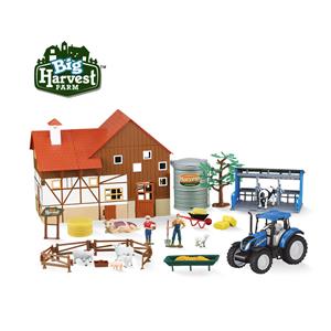 1:32 Big Farm Set with New Holland T5 Licensed Tractor
