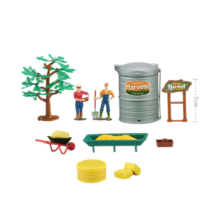 1:32 Big Farm Set with New Holland T5 Licensed Tractor