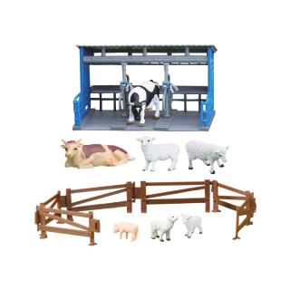 1:32 Big Farm Set with New Holland T5 Licensed Tractor