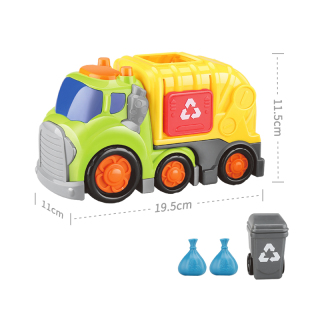 19.5cm Cartoon Garbage Truck with Try Me