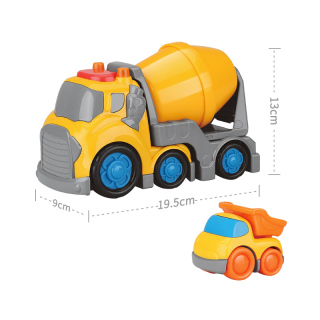 19.5cm Cartoon Concrete Mixer Truck with Try Me