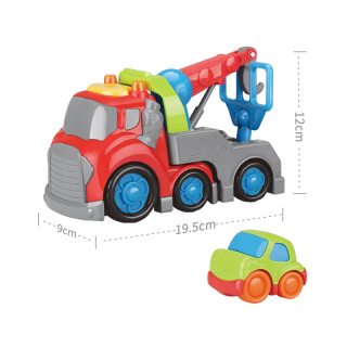 19.5cm Cartoon Tow Rescue Truck with Try Me