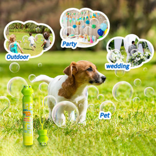 Bubble Fun 6oz Bubble Tube met Dierenkop 24pcs/PDQ