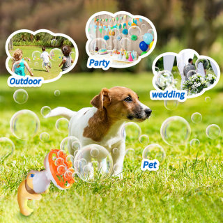 Bubble Fun B/O Jumbo Bubble Gun avec forme de chien