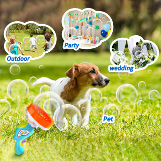 Bubble Fun 2 In 1 Battery Operated Jumbo Bubble Gun