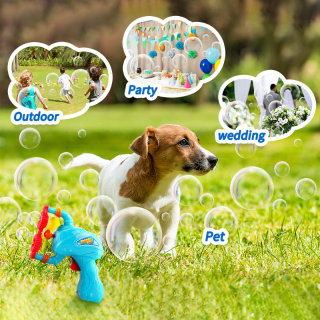 Bubble Fun Battery Operated Mini Bubble Space Gun