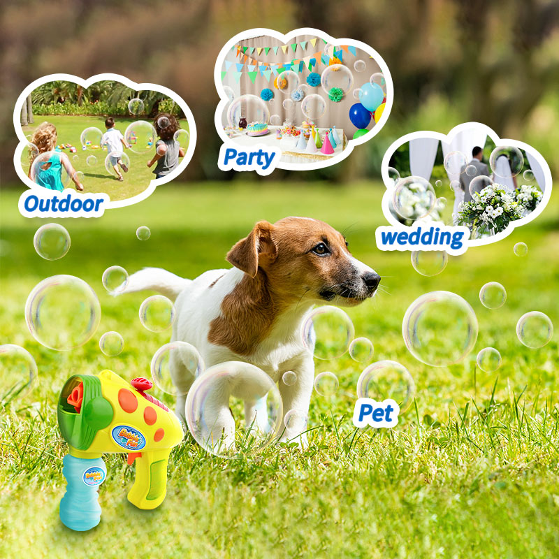 dog bubble gun