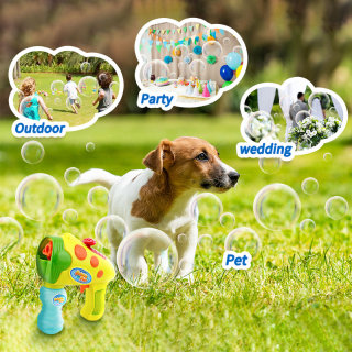 Bubble Fun 2 In 1 B/O Water Squiring Bubble Gun