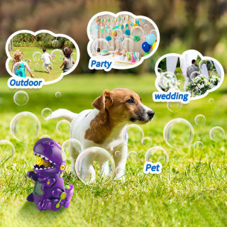 Bubble Fun B/O Bump and Go Bubble Dinosaur with light and sound