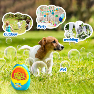 Bubble Fun B/O Mini Bubble Machine with 2 Color Assorted