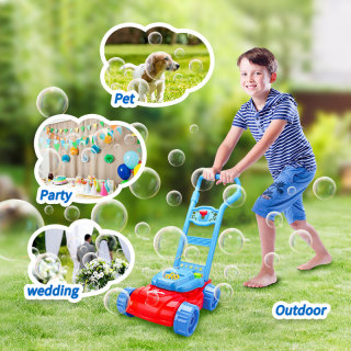 Bubble Fun batteriebetriebene Rasenmäher-Sprudelmaschine