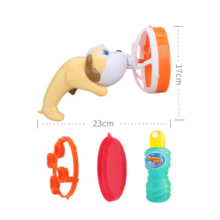 Bubble Fun 2 w 1 B/O Jumbo Pistolet do baniek mydlanych w kształcie psa