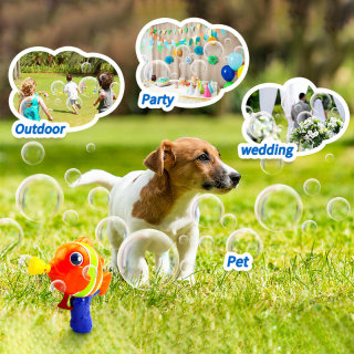 Bubble Fun Attrito Powered Bubble Fish
