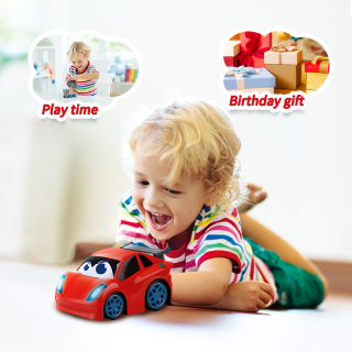 Auto dei cartoni animati a ruota libera da 19 cm con provami