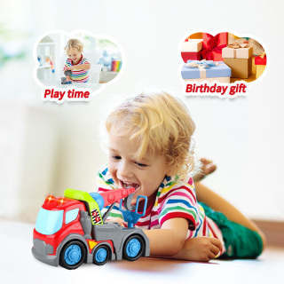 31cm Cartoon Tow Rescue Truck