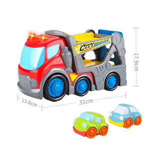 Cartoon autotransportmakelaar van 31 cm