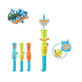 Aqua Quest 2 in 1 Krokodil-Wasserkanone 9 Stück/PDQ