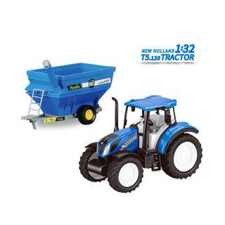 1:32 ファームプレイセット フリーホイール付き ニューホランド T5 トラクター DHPF30115A-1